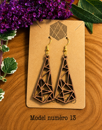 Boucles d'oreilles Éventail Bohème