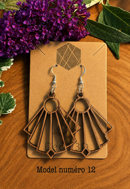 Boucles d'oreilles Ailes du Rhin