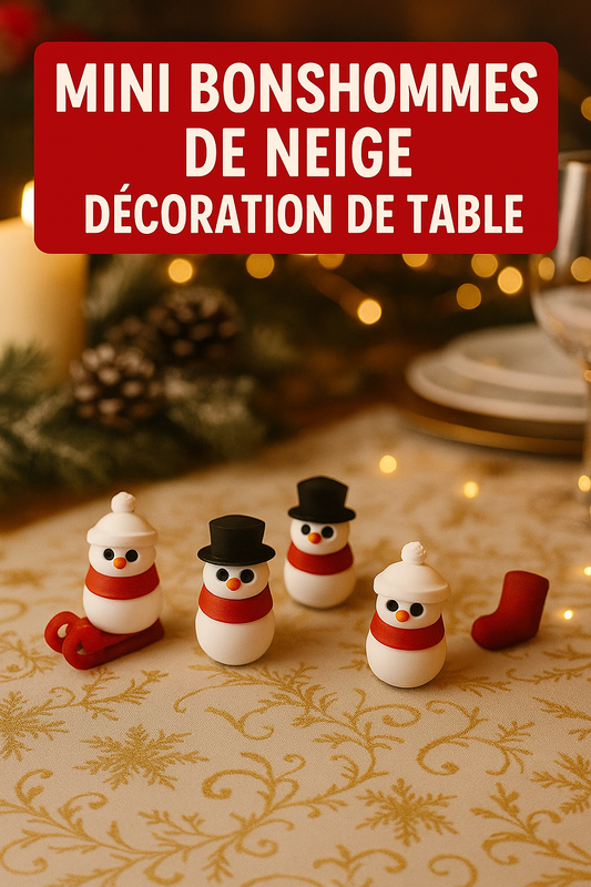 Mini bonhomme de neige de Noël