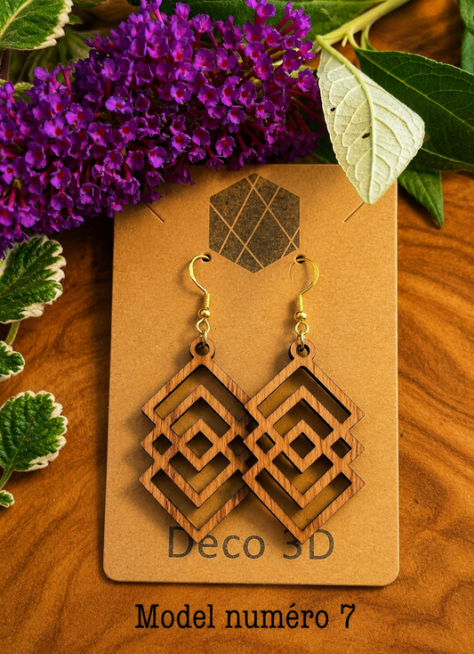 Boucles d’oreilles Étoile du Rhin