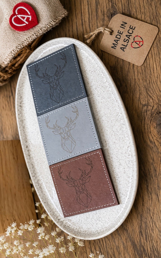 Sous Verres "Cerf"